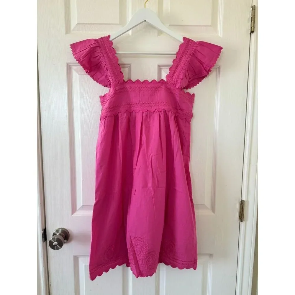 J. Marie Beckley Dress Pink Embroidered Womens XS-L NWT - Picture 9 of 16